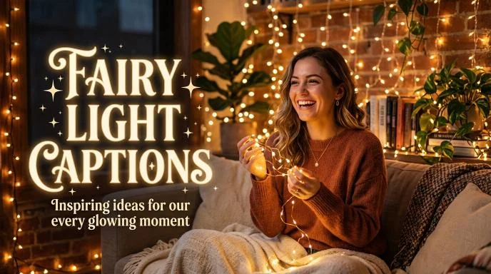Fairy Light Captions for Brighten your Moments