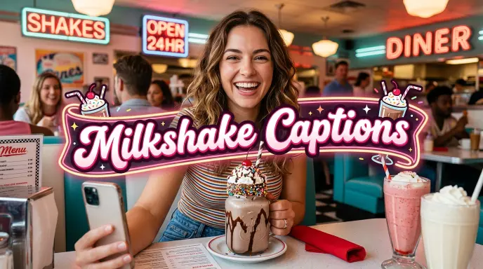 Milkshake Captions to Sip and Share