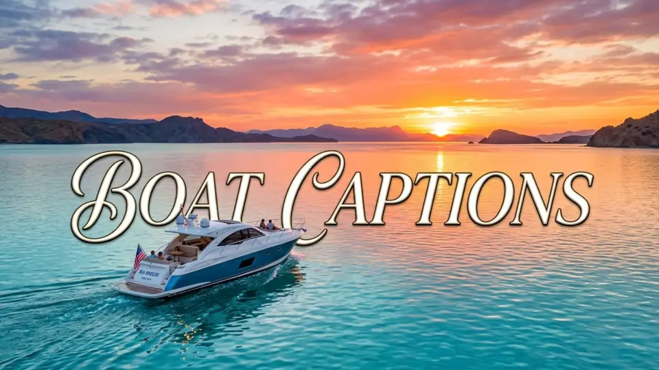 Boat Captions to Capture Sailing Moments
