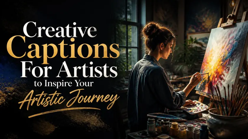 Creative Captions For Artists to Inspire Your Artistic Journey