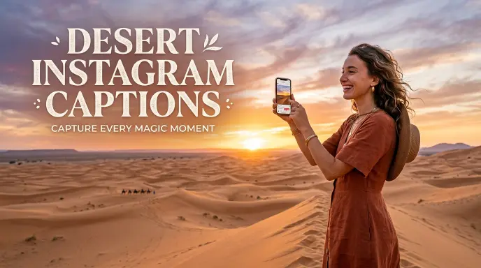 Desert Instagram Captions