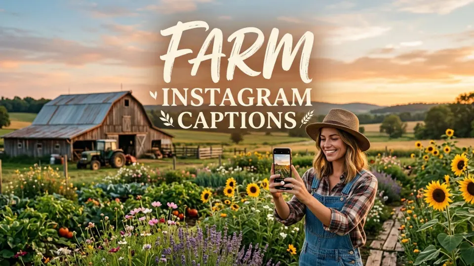 Farm Instagram Captions for Rustic Adventure