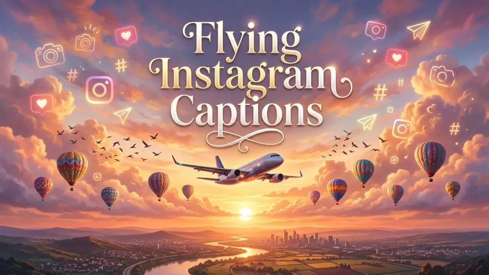 Flying Instagram Captions