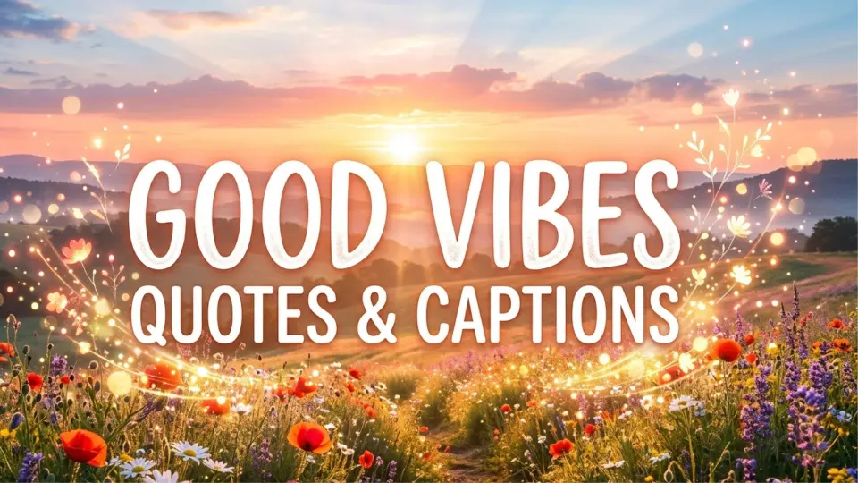 Good Vibes Quotes and Captions