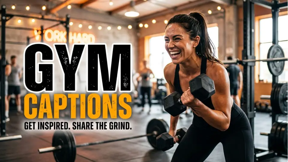 Gym Captions to Power Fitness