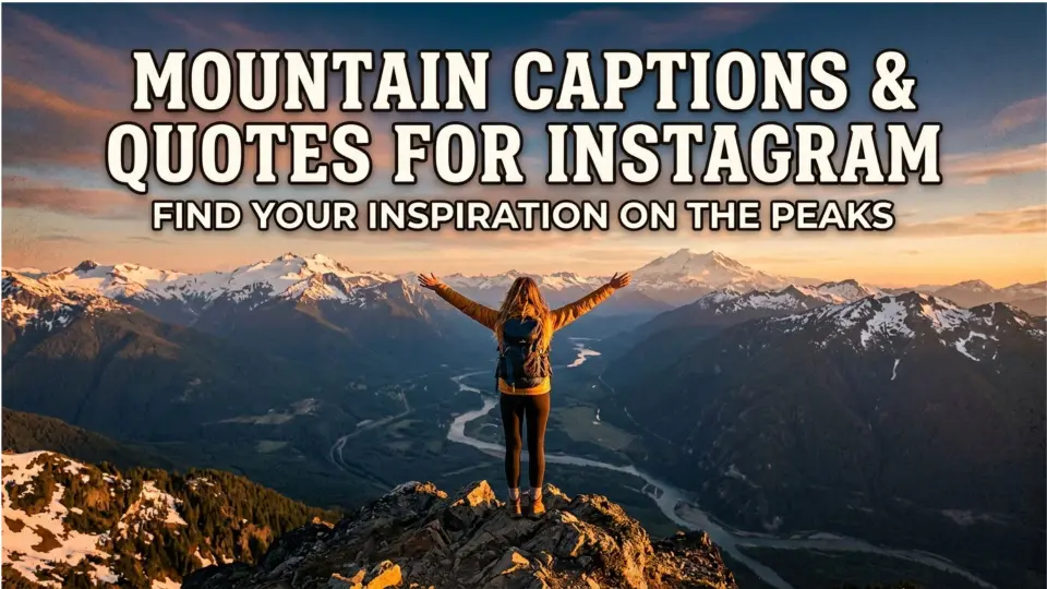 Mountains Captions and Quotes for Instagram
