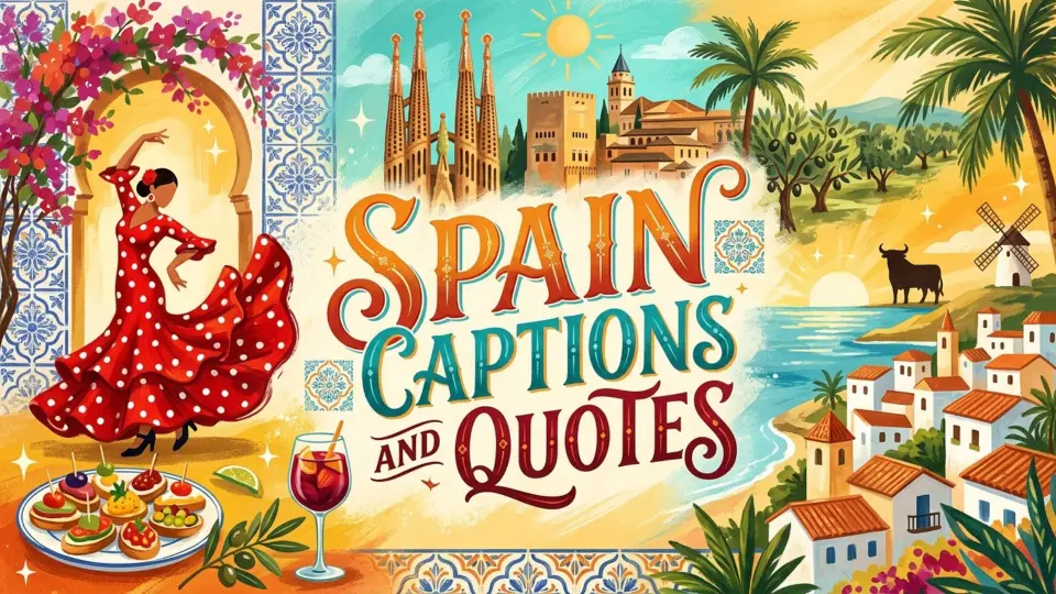 Spain Captions and Quotes to Celebrate Journey