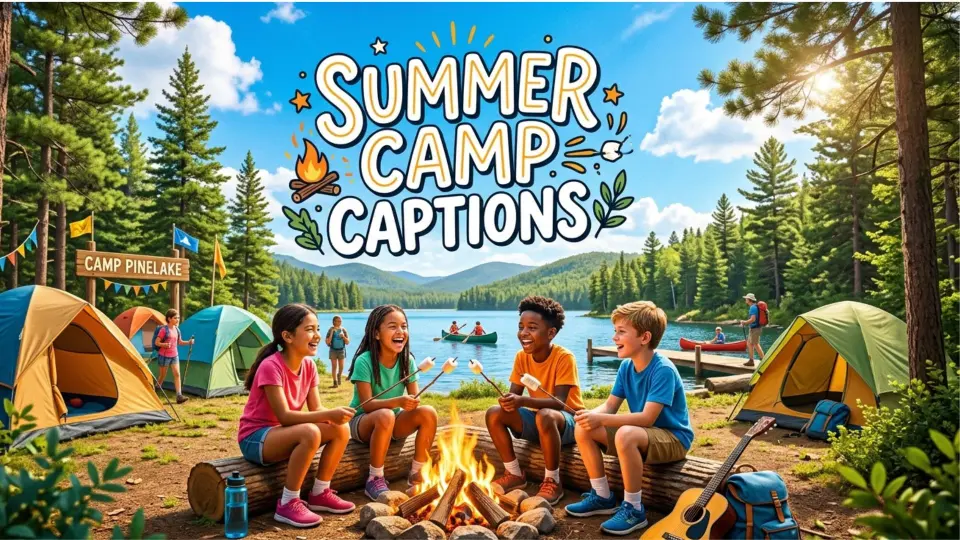 Summer Camp Captions to Brighten Adventure