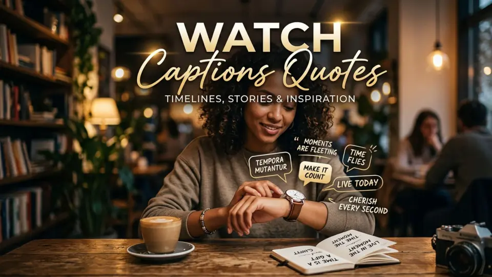 Watch Captions and Quotes for Stylish Moments